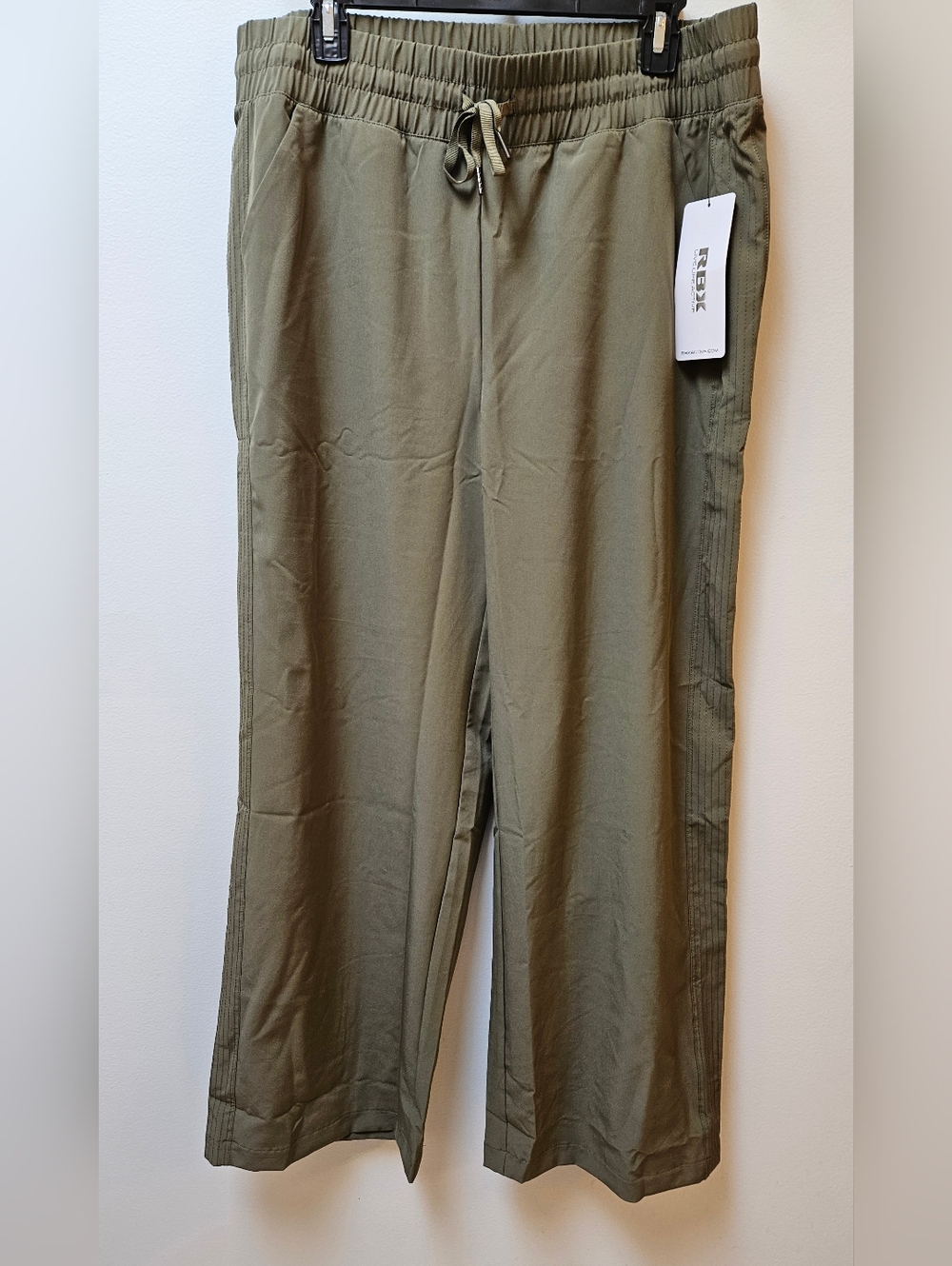 NWT RBX Olive Drawstring Wide Leg Pants